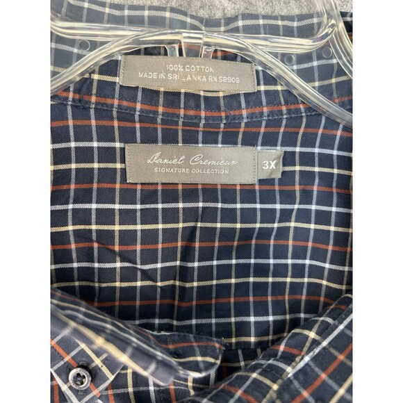 Daniel Cremieux Signature Button Down Shirt Men’s 3XL Check Long Sleeve Cotton - Picture 9 of 9